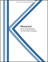 Hartstaal SATB choral sheet music cover
